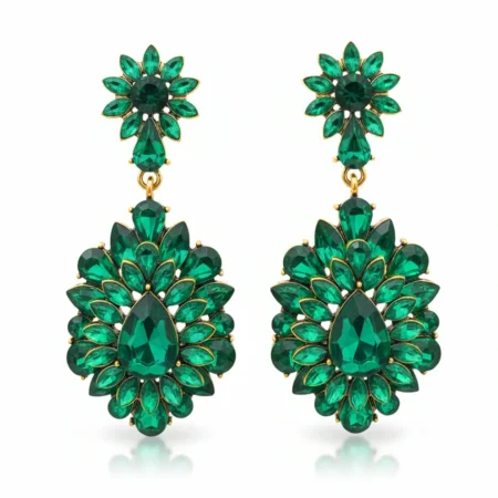 Crystal Drop Dangle Earrings